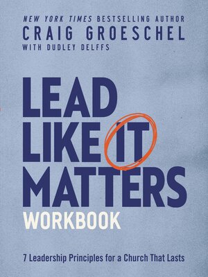 cover image of Lead Like It Matters Workbook
